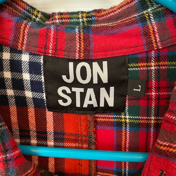 Jon Stan flannel size large - Picture 3 of 8